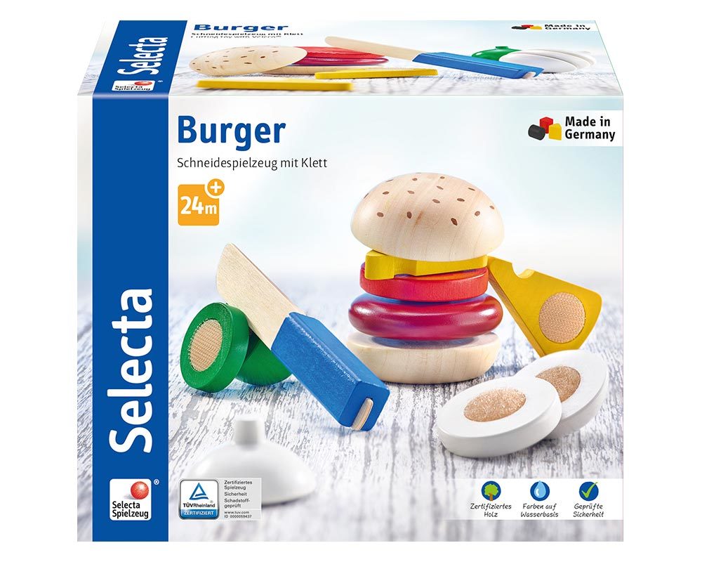 bois cuisine enfants burger