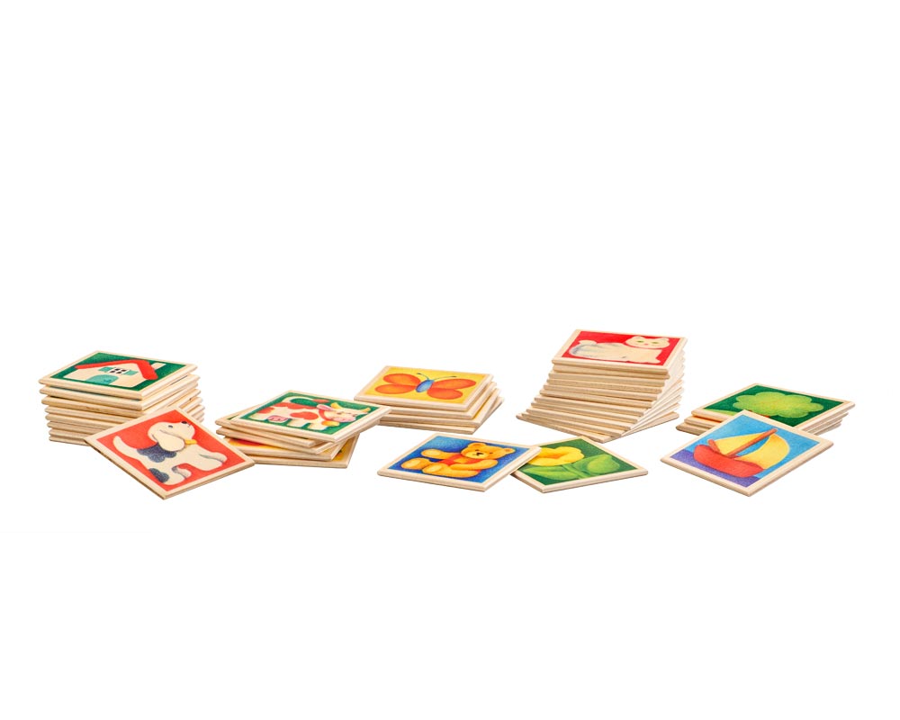 bois jeu memoire enfants couleurs