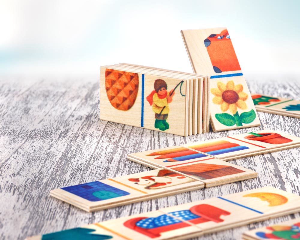 bois jeu de pose puzzle frise