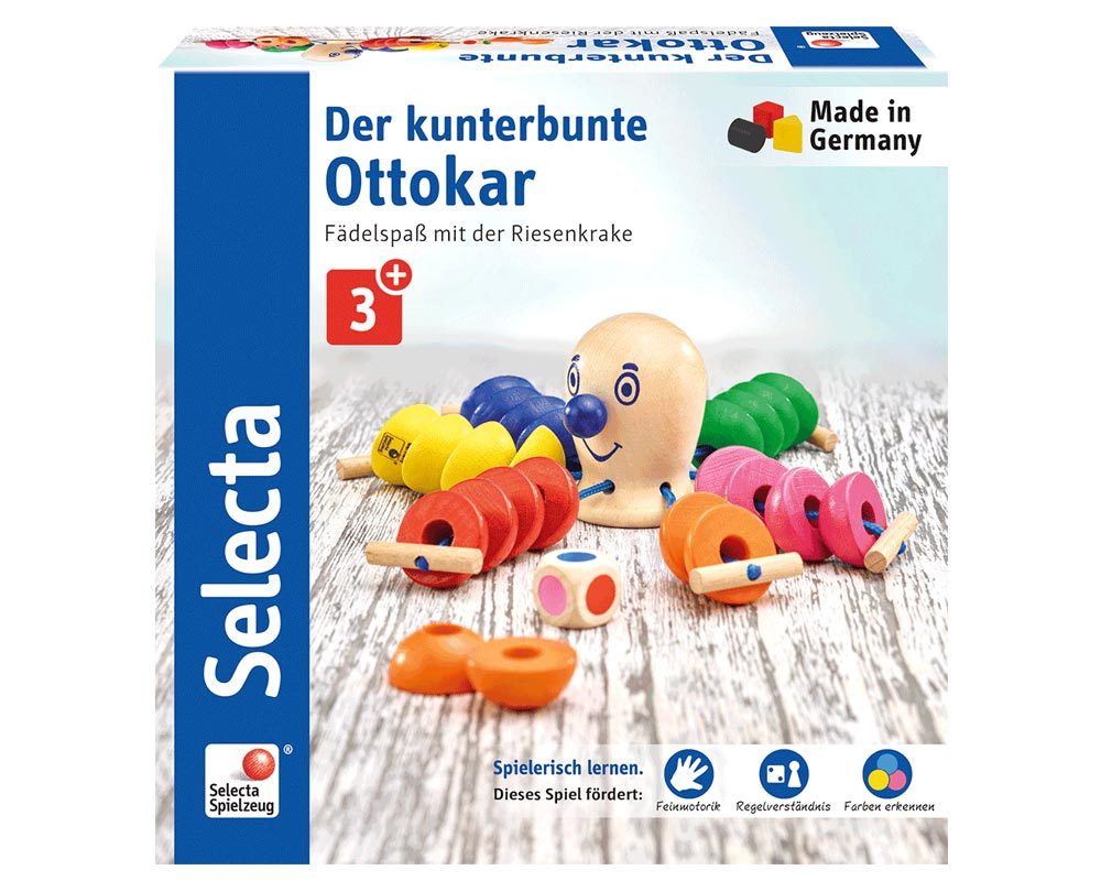 bois jeu de couleurs pieuvre a enfiler ottokar