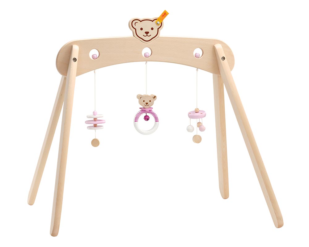 Steiff portique de jeu rose jouets en bois