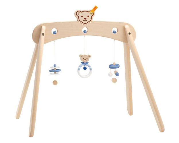 Steiff portique de jeu bleu jouets en bois